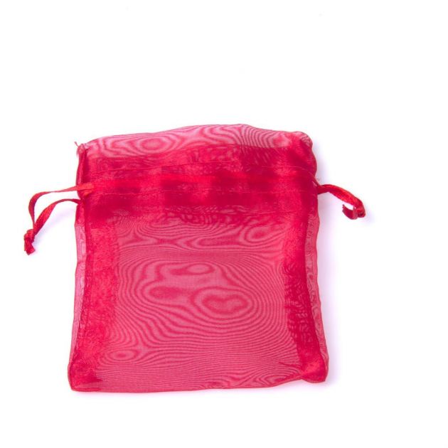 Saquinho de Organza 6x9cm com Costura L - DMFO 6X9 L
